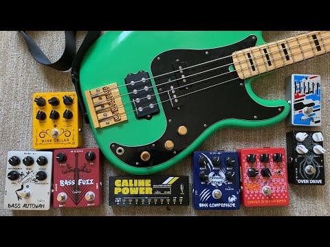 Testing 7 Affordable Bass Effect Pedals (Caline Effect Pedals)