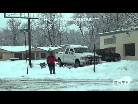 1-24-15 Poughkeepsie, New York Snow Timelapse / Cleanup