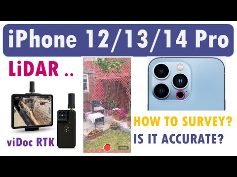 iPhone 12/13/14 Pro/max | iPad Pro | LiDAR Sensor | Surveys Accuracy