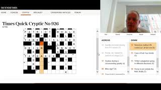 Cracking the (Quick) Cryptic on 26th September