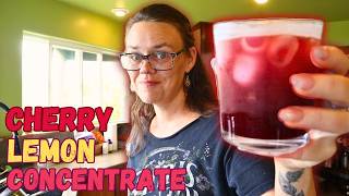 Cherry Lemon Juice Concentrate | Waterbath Canning Basics | Hamakua Homestead