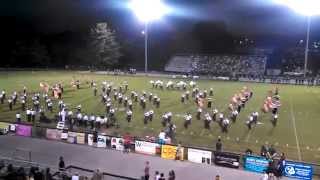 preview picture of video 'WCHS Warriors Marching Band 2014 09 05 - Welcome To The Jungle'