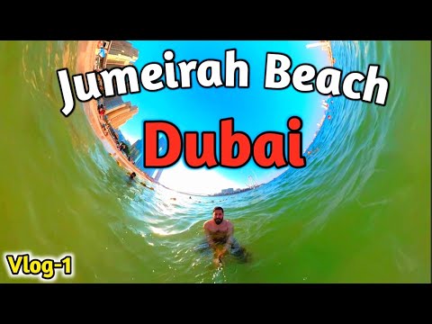 Dubai Jumeirah beach in 360 4K 60fps: Best place to watch the sunset: #AdventureBikersABgroup