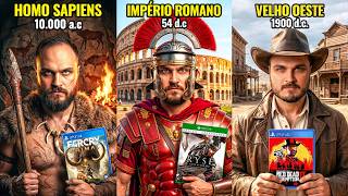 É possível viver toda a história da HUMANIDADE através dos GAMES?