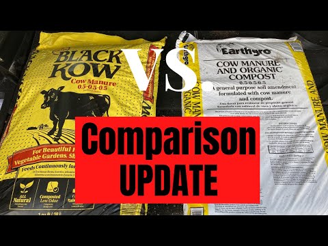 Black Kow Compost vs  Earthgro Compost UPDATE