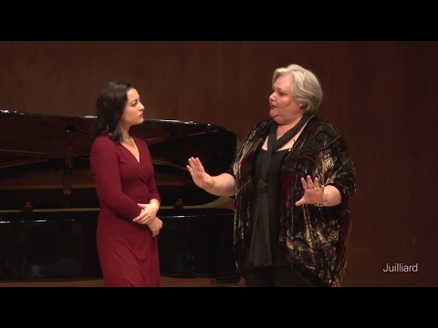 Kelsey Lauritano, mezzo-soprano & Michał Biel, piano | Juilliard Stephanie Blythe Master Class