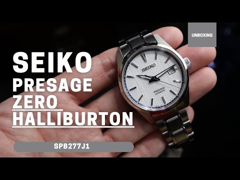 Seiko Presage Sharp Edge ZERO HALLIBURTON SPB277J1