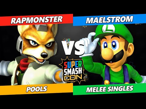 SSC 2023 - RapMonster (Fox) Vs. Maelstrom (Luigi) Smash Melee Tournament