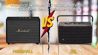 Video thumbnail for Marshall Woburn III vs JBL Authentics 300: Best Retro Speaker Battle by Tech Talk Central