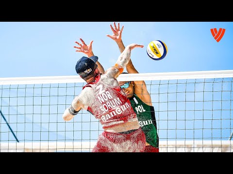 Spectacular MONSTER SPIKES!💥🏐 | Beach Volleyball World