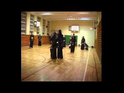 Warsaw Kendo League - March 2013 - Rogalski (aka) vs. Wierzbowski (shiro)