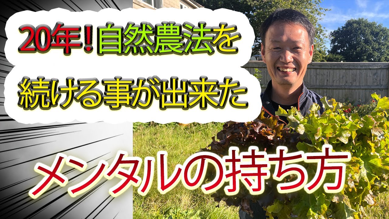【自然栽培185】畑は心の鏡!野菜を育てると同時に、自分の心も育てていこう!!