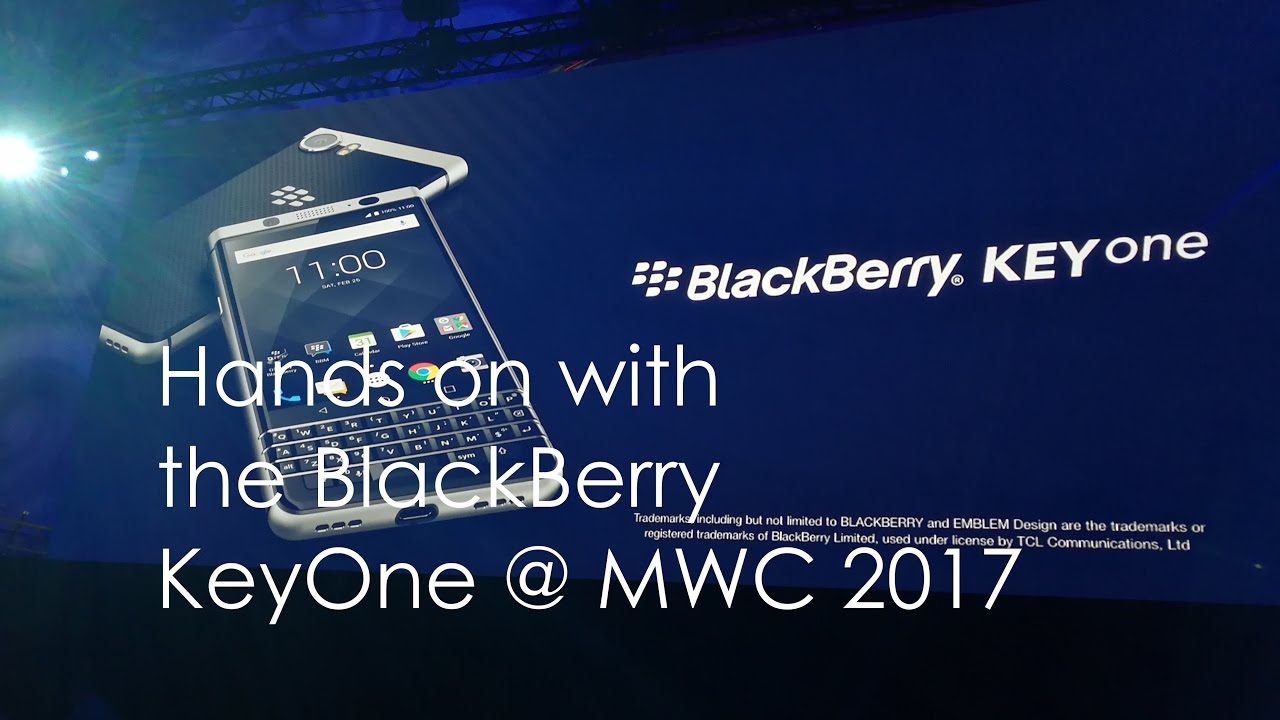 Hands on with the BlackBerry KeyOne at MWC 2017