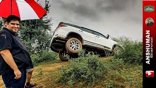 Fortuner 2.8, Mahindra Thar : Offroad recoveries on a Rainy day