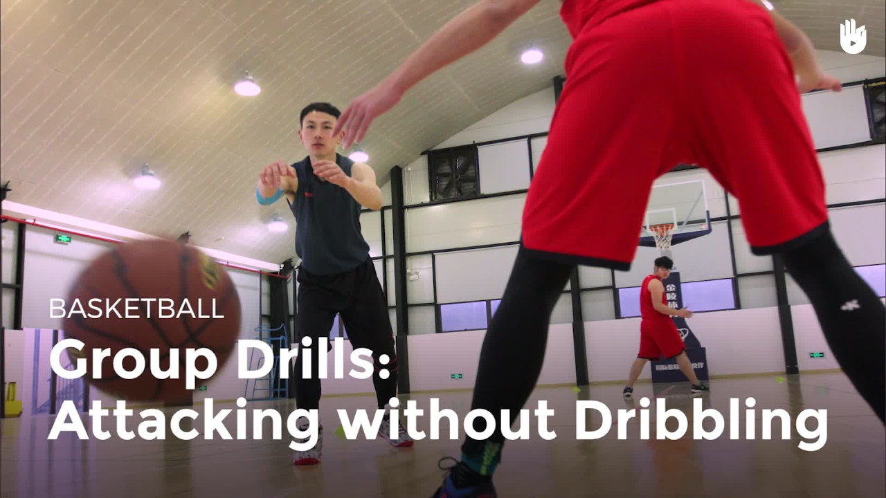 Group Drills Attacking Without Dribbling Basketball Sikana