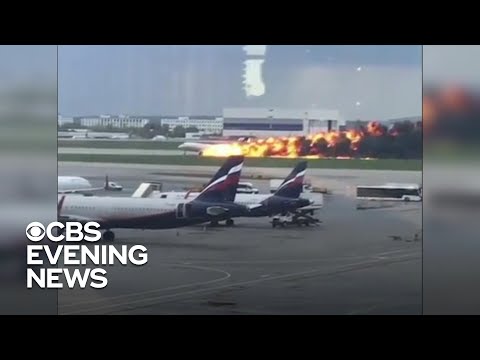 At least 41 killed after plane makes fiery emergency landing in Russia