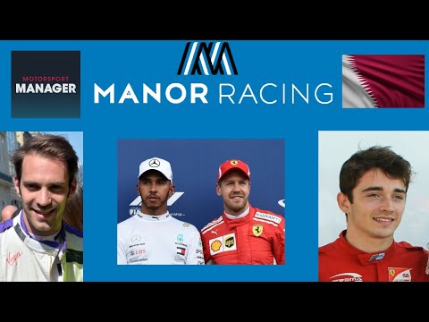 Motorsport Manager Road To Glory With Manor #16 Qatar Hamilton Vs Vettel!