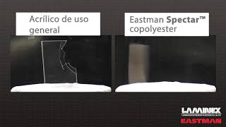 LAMINEX PETG EASTMAN Spectar VS Acrílico