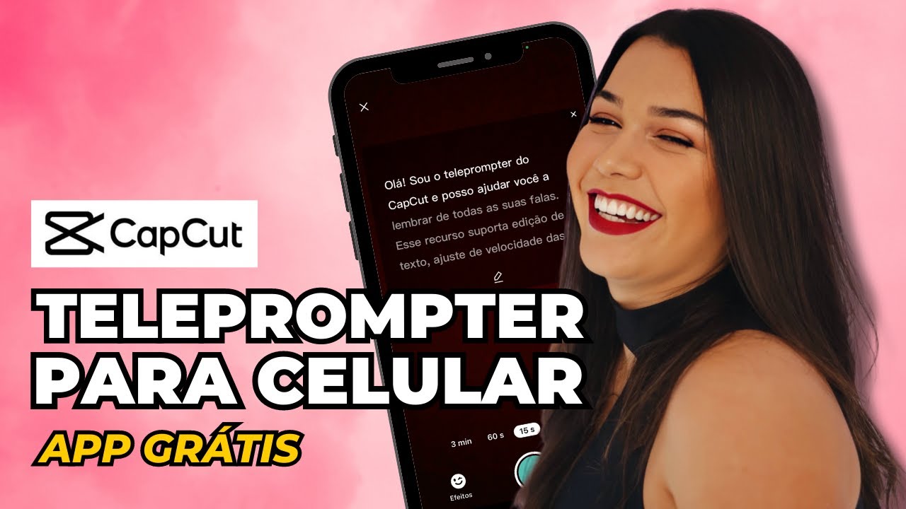 TELEPROMPTER PARA CELULAR | O melhor TELEPROMPTER para celular gratuito [CAPCUT 2023]