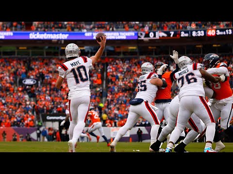 Drake Maye - Every Completed Pass - New England Patriots @ Denver Broncos - AFC Championship 2025