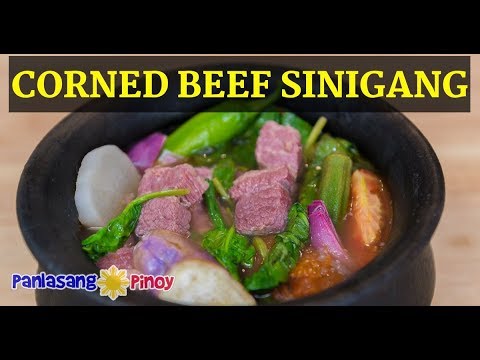 Corned Beef Sinigang (Soup Recipe)