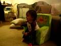 Ella Watching Sesame Street