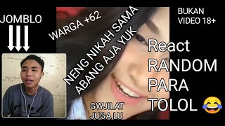 Download lagu REACTION RANDOM PARA TOLOL !! KELAKUAN PEOPLE 62 BIKIN NGAKAK mp3 Download lagu REACTION RANDOM PARA TOLOL !! KELAKUAN PEOPLE 62 BIKIN NGAKAK mp3