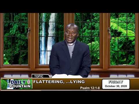 DAILY FOUNTAIN DEVOTIONAL GUIDE FOR OCTOBER 30 2020 - THE VEN. ERNEST AGHANAMA