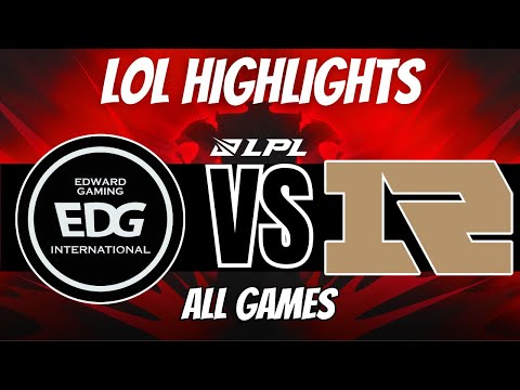 EDG vs RNG - Highlights - ALL GAMES | LPL Summer 2023