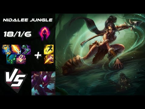 JUNGLE Nidalee vs Kha'Zix - EU Grandmaster Patch 14.6