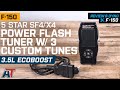 2015 2016 F150 3 5L EcoBoost 5 Star SF4 X4 Power Flash Tuner W 3 Custom Tunes Review Dyno