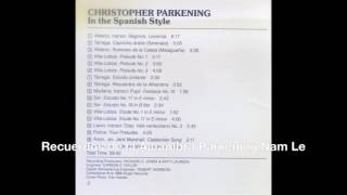 Recuerdos de la Alhambra Christopher Parkening