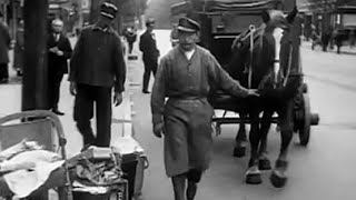 1926: Huisvuilinzameling te Amsterdam in de jaren '20 - oude filmbeelden