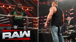 Download lagu Brock Lesnar and Oba Femi get into huge brawl in front of Triple H: Raw highlights, April 6, 2026 mp3