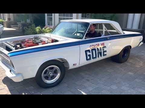 1965 Satellite 528 Hemi (Color me GONE)Crank up😎(muscle car Corner)