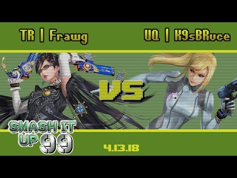 K9sBruce (ZSS/Diddy Kong) vs TR | Frawg (Bayonetta) - SIU 99 - Wii U