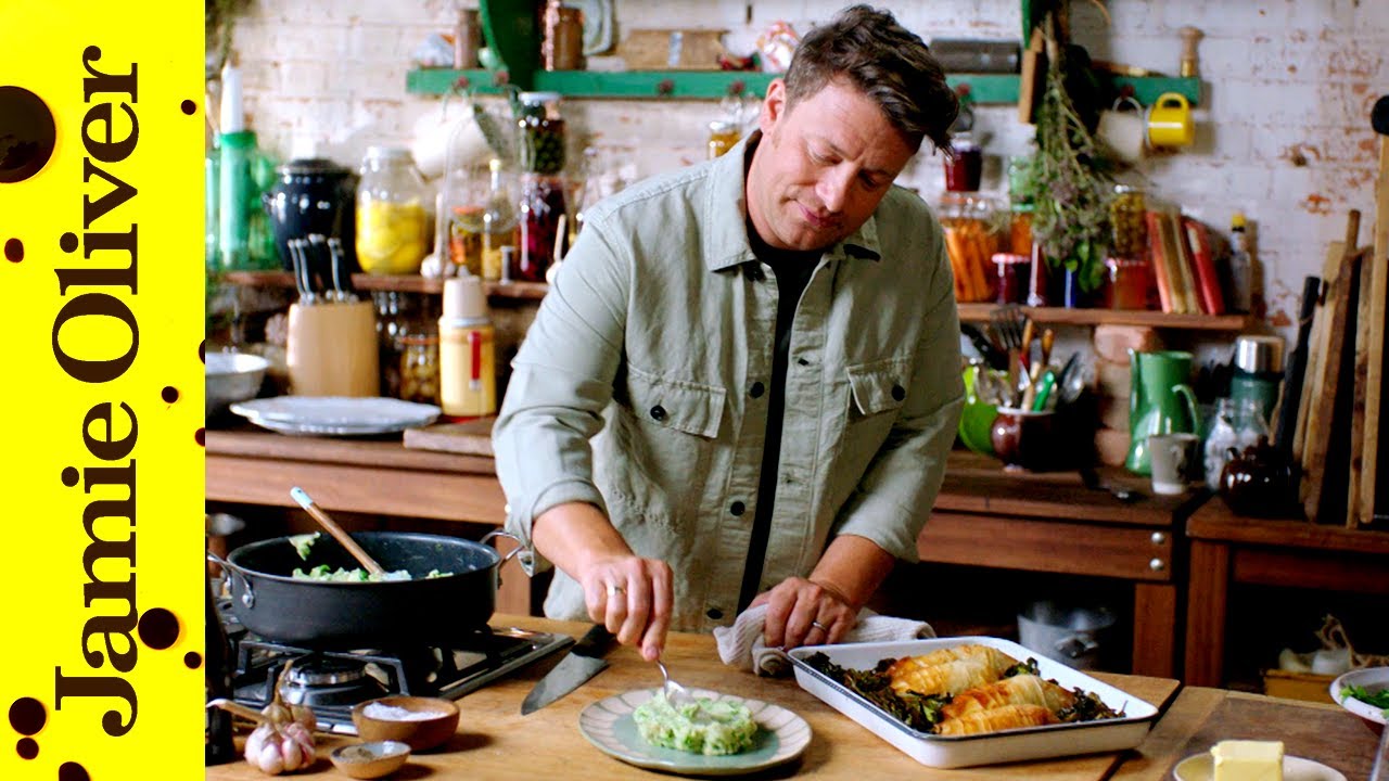 Filo chicken Kiev recipe from Keep Cooking Family Favourites | Jamie Oliver