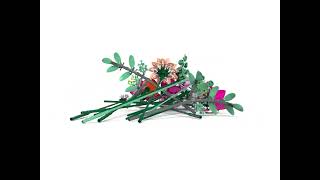 LEGO Botanicals - Krásná kytice růžových květin