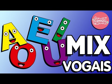 VOGAIS AEIOU MIX CRIANÇAS INTELIGENTES - JP KIDS