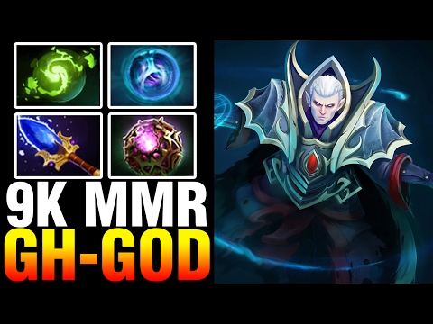 GH-GOD 9K MMR Plays Invoker WITH REFRESHER - Dota 2