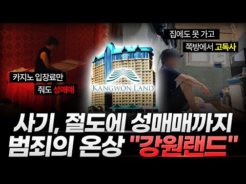 재벌도 앵벌이가 되는 곳..강원랜드에서 전 재산 날린 이들의 충격적 최후