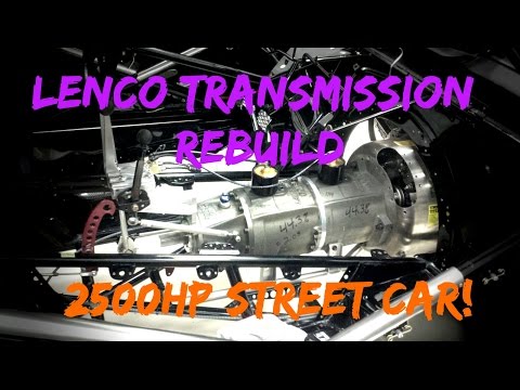 Rebuilding a Lenco Transmission for 2500hp!!