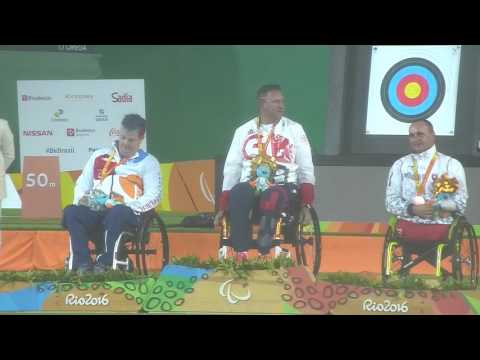 Men’s Individual W1 | Victory Ceremony |  Rio 2016 Paralympics
