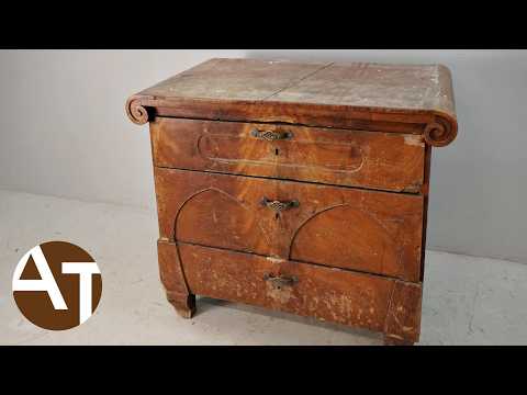 I spent 20 days restoring this quirky dresser from 1820