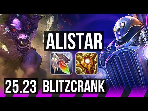 ALISTAR & Xayah vs BLITZCRANK & Yunara (SUP) | KR Master | 25.23