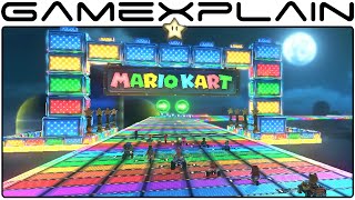Mario Kart 8 DLC: Rainbow Road SNES Track (1080p 60fps)