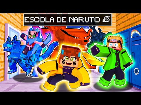 We became Jinchuuriki at Naruto School in Minecraft.