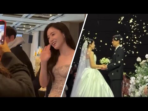Famous 2nd Gen Idol Gets Married- Hahm Eun Jung and director Kim Byung Woo's wedding- 함은정의 결혼