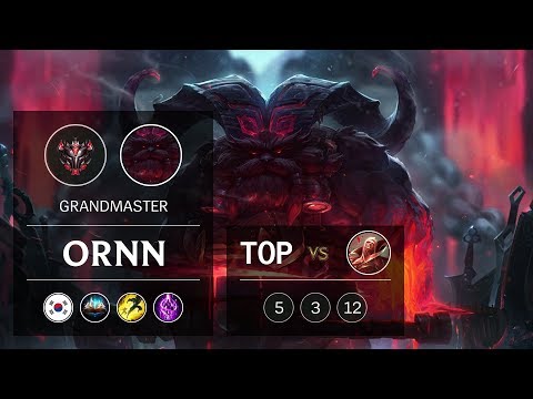 Ornn Top vs Vladimir - KR Grandmaster Patch 9.5