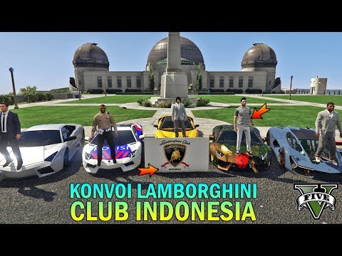 KONVOI CLUB LAMBORGHINI INDONESIA - GTA 5 KONVOI